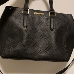 Black work/travel tote